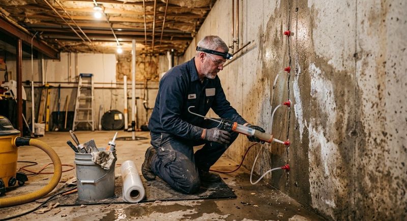 Leaking Basement Repair in Sarasota, FL